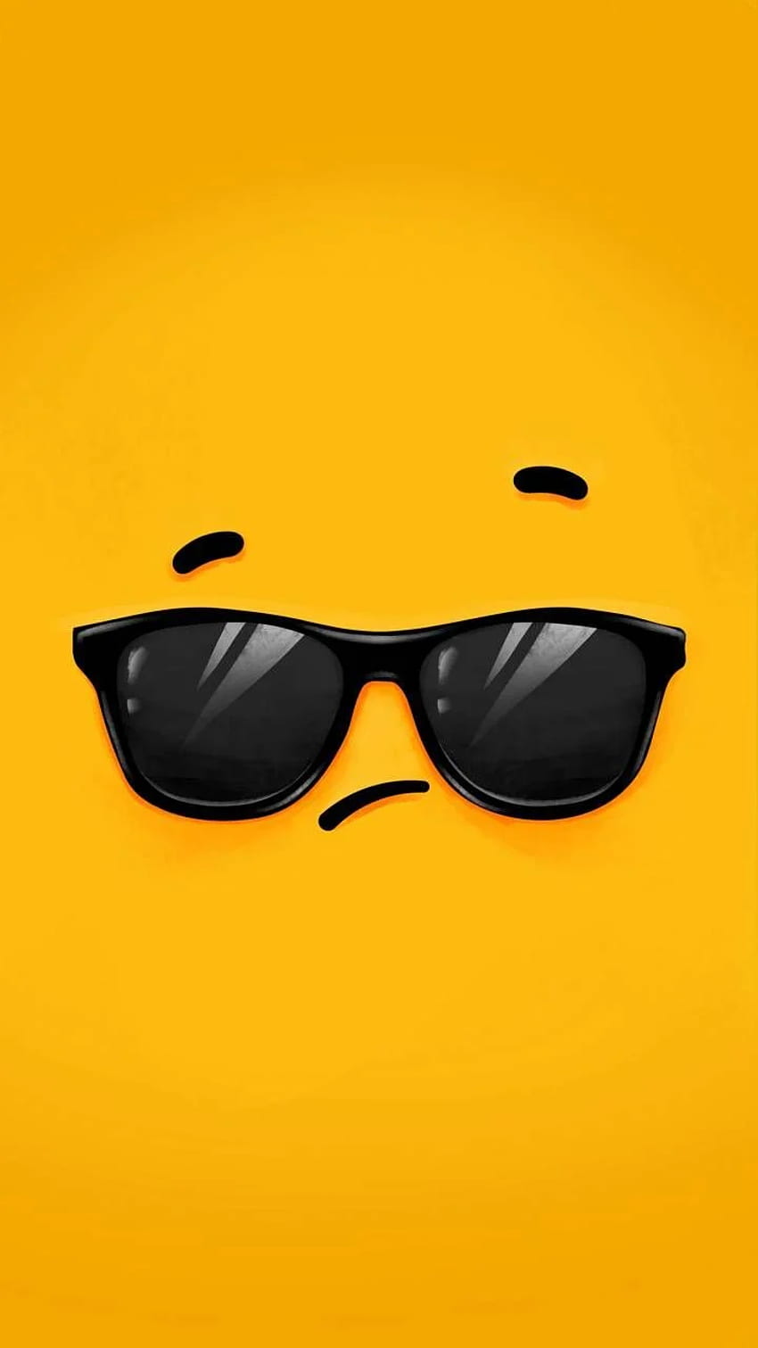 Sonnenbrille 3D, 3D-Smiley HD-Handy-Hintergrundbild