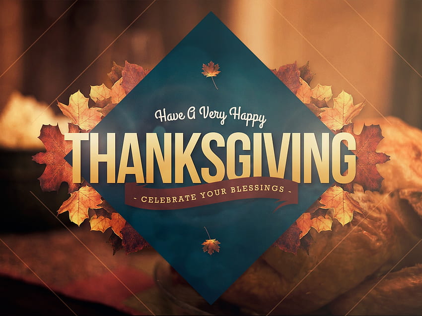 Selamat Thanksgiving, daun, Musim Gugur, Thanksgiving, Musim Gugur Wallpaper HD