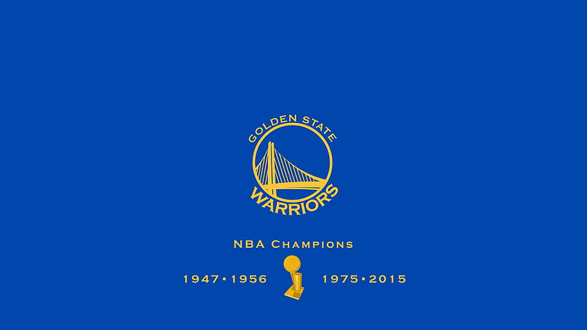 Golden State Warriors 2018, Logo Golden State Warriors Wallpaper HD