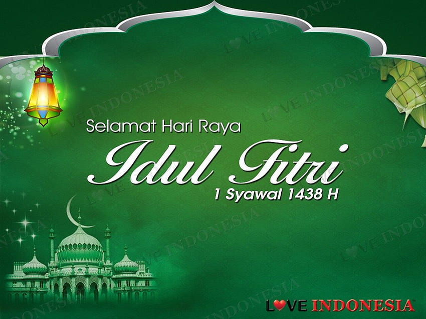 Selamat Hari Raya Idul Fitri 1438 H HD wallpaper