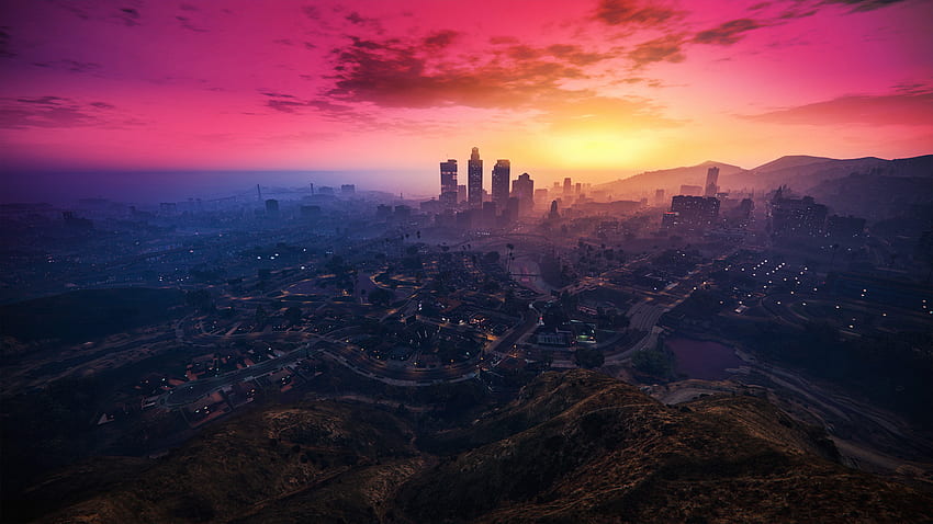 Grand Theft Auto V Sunset Artwork, Gta-5, Games, Pc-games, Xbox-games,  Ps-games, HD Wallpaper Peakpx 