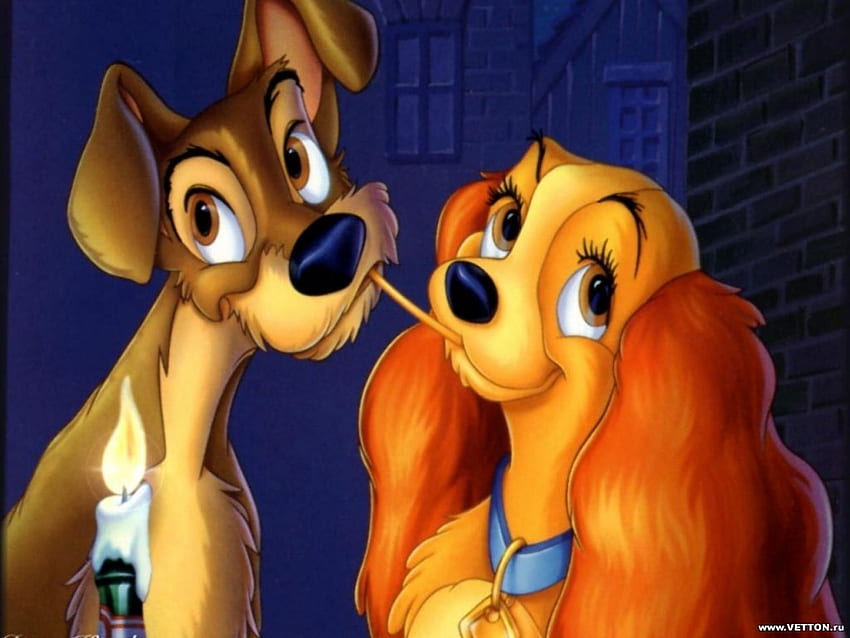 Lady And The Tramp, The, Lady, Tramp, And HD wallpaper