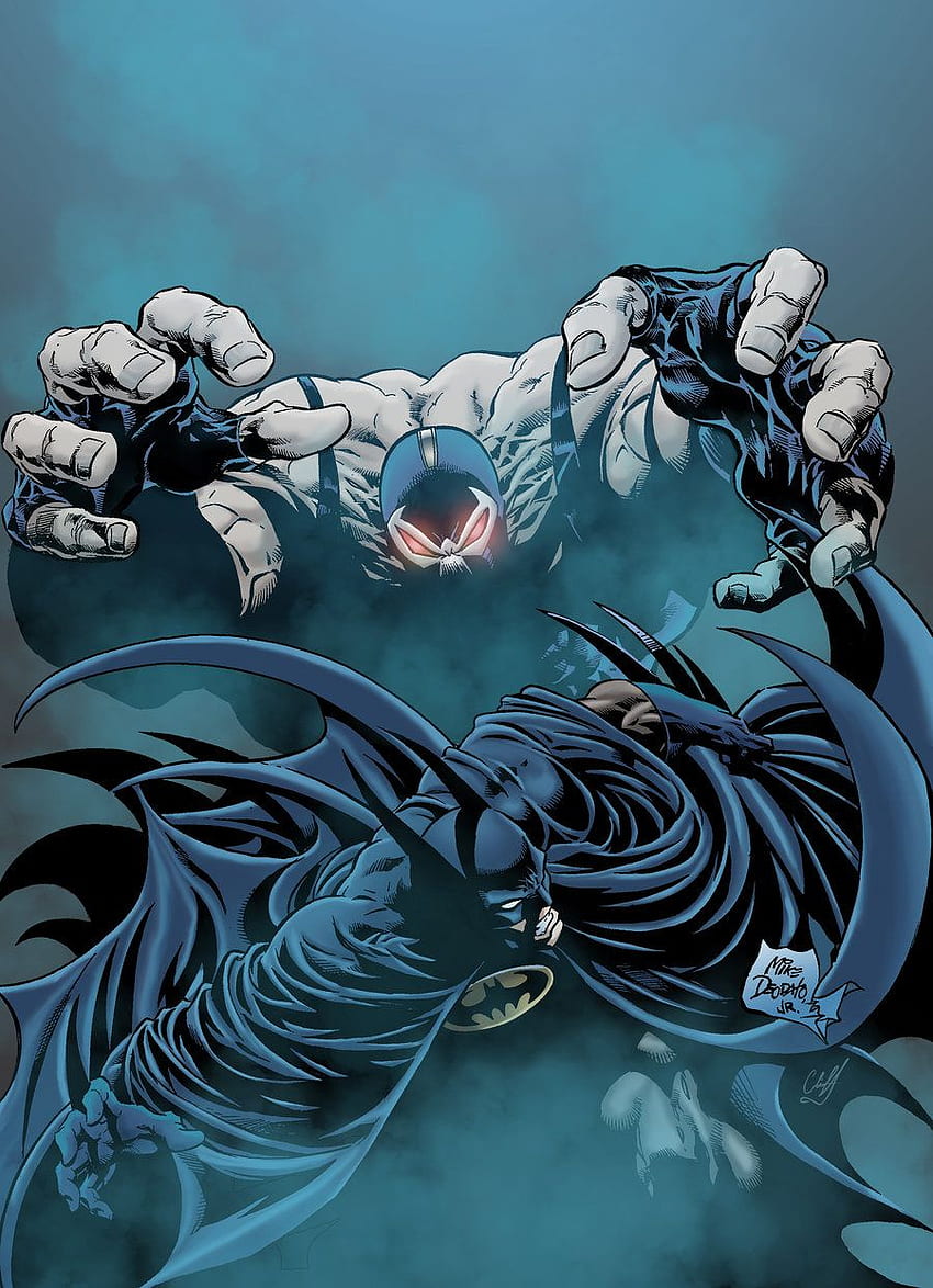 バットマン vs. ベイン - コミック アート コミュニティ GALLERY OF COMIC ART HD電話の壁紙