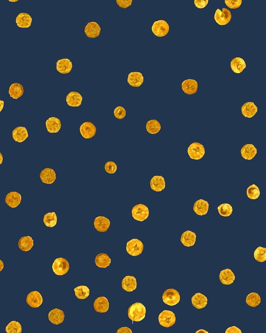 Polka Dots, Gold Polka Dot HD phone wallpaper