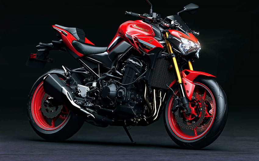 Kawasaki Z900 50th Anniversary, , 2022 moto, superbike, studio, 2022 Kawasaki Z900, Kawasaki Sfondo HD