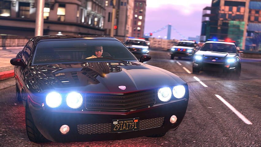 Why would anyone play a cop in GTA 5 RP?, GTA V Police HD wallpaper