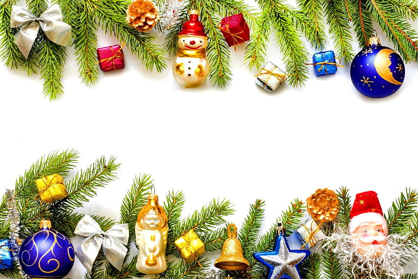 Christmas background, ribbons, stars, nice, background, holiday, santa ...