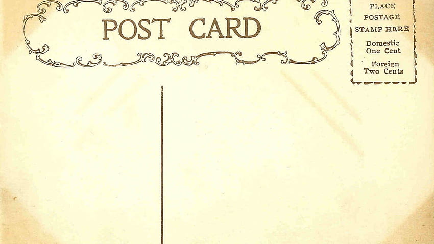 Antique Digital Background Vintage Postcard Back [] for your , Mobile & Tablet. Explore Postcard Background. Postcard, Old Postcard HD wallpaper