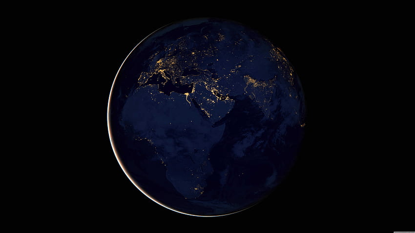 Black Marble Africa Europe And The Middle East U , Planets all in U HD  wallpaper | Pxfuel