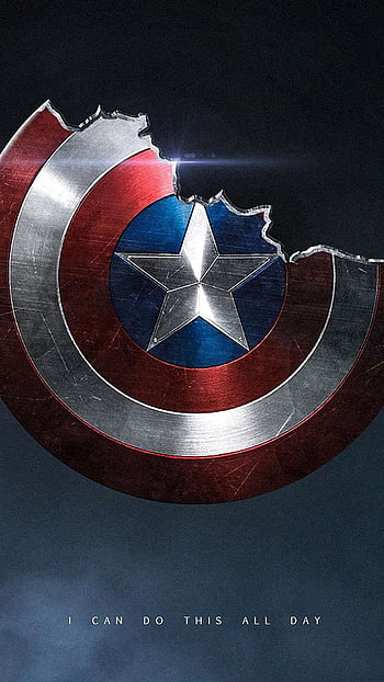 Download Captain America Shield iPhone Tilted View Wallpaper  Wallpapers com