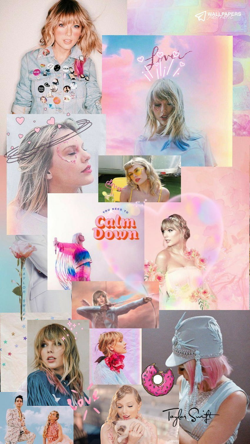 Kochanek — Taylor Swift, estetyczny, pop, pastelowy, różowy, tumblr, TaylorSwift Tapeta na telefon HD