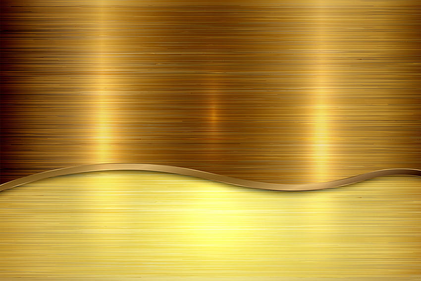 metal, gold, metal, plate, gold, section, Metallic Gold HD wallpaper
