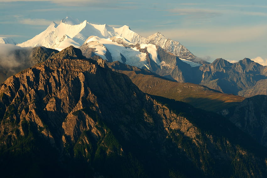 Nature, Mountains, Vertex, Top, Alps, Switzerland HD wallpaper