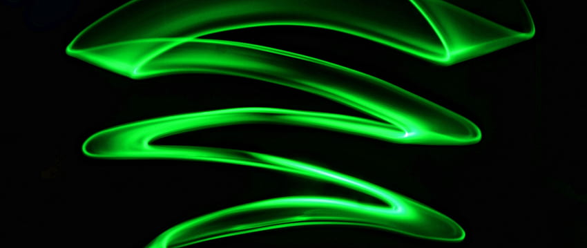 Grüne Zickzacklinien Ultra Wide TV -, Lila und Grün HD-Hintergrundbild