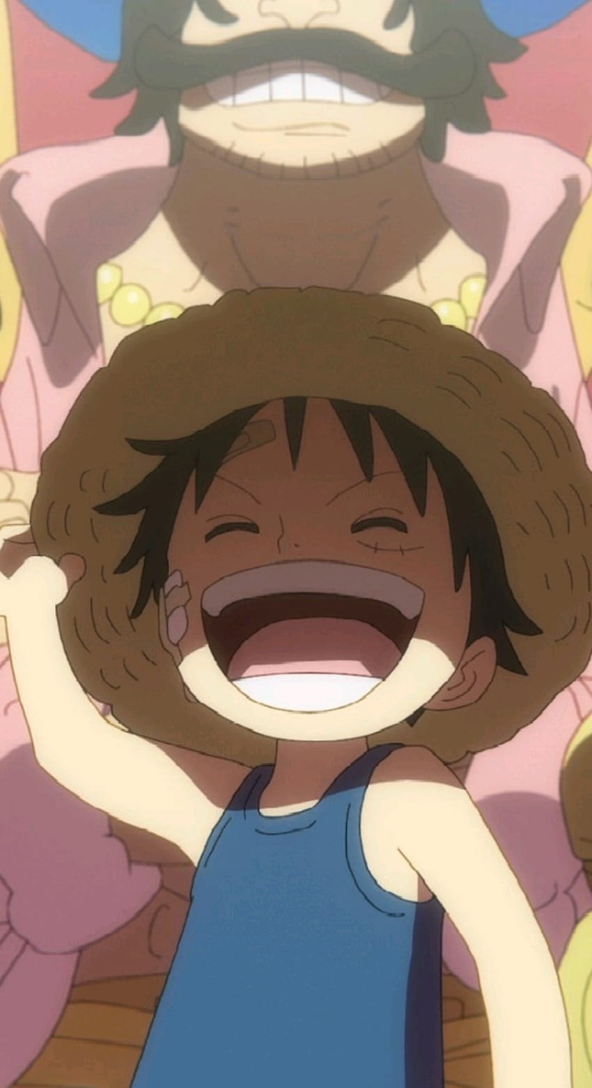 Luffy laughing, luffyriendo, OnePiece, GoldRoger, smile HD phone wallpaper