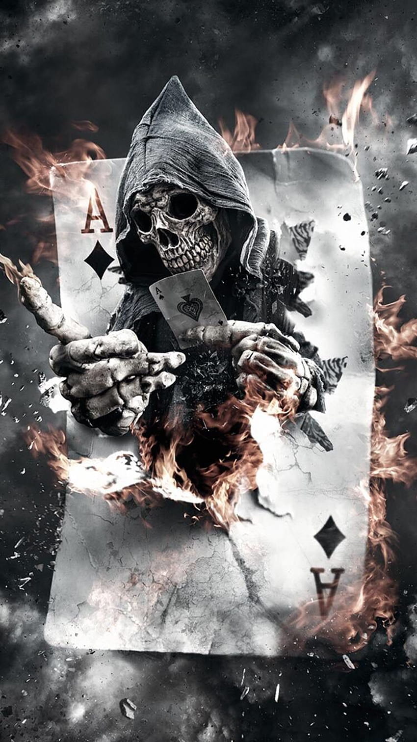 Kuru kafa. Skull , Grim reaper art, Creepy art, Kuru Kafa HD phone wallpaper