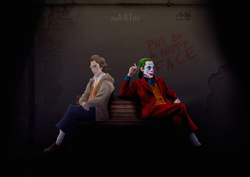 Joker et mauvais Joker Art Fond d'écran HD