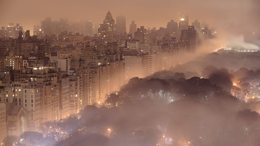 Fog Over New York City [] for your, Foggy City HD wallpaper