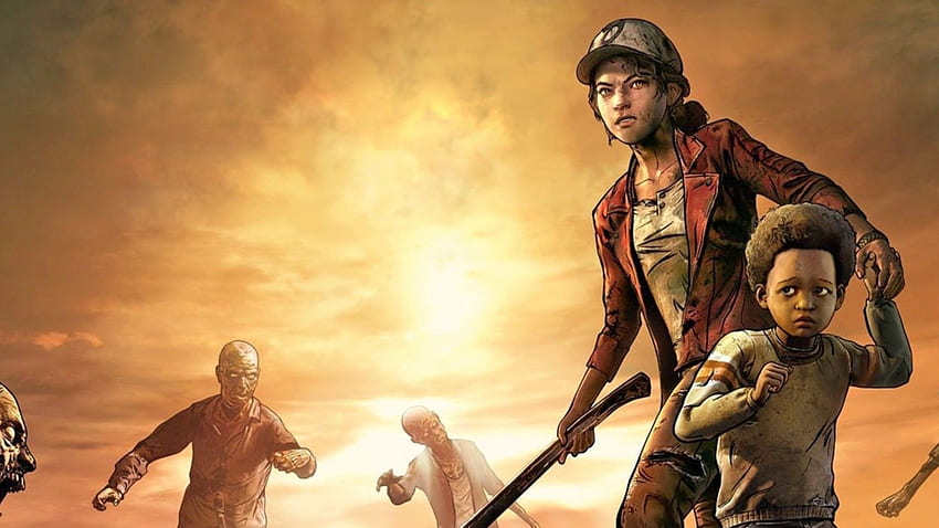 O trabalho em The Walking Dead: The Final Season começou novamente papel de parede HD