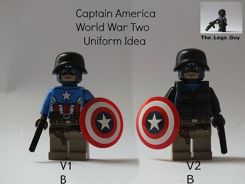 Lego Captain America World War II Suit Idea. Yes another, WW2 Captain America HD wallpaper