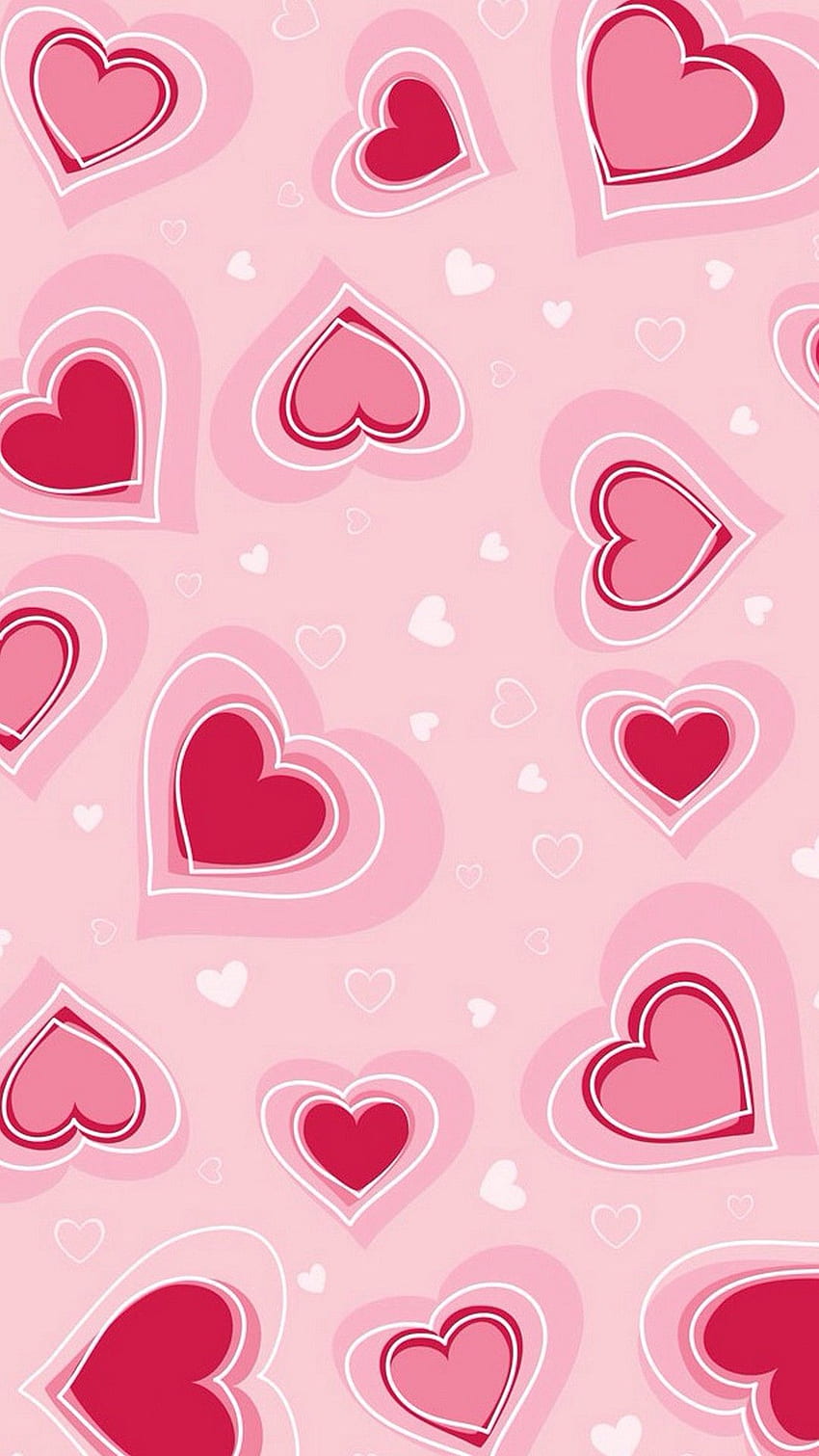 HD wallpaper Pink Valentine Love pink and white hearts wallpaper  valentines day  Wallpaper Flare