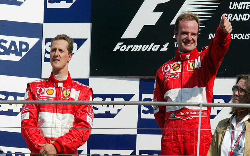 Rubens Barrichello: Michael Schumacher a bénéficié des commandes de l'équipe pour remporter des titres de Formule 1 Fond d'écran HD