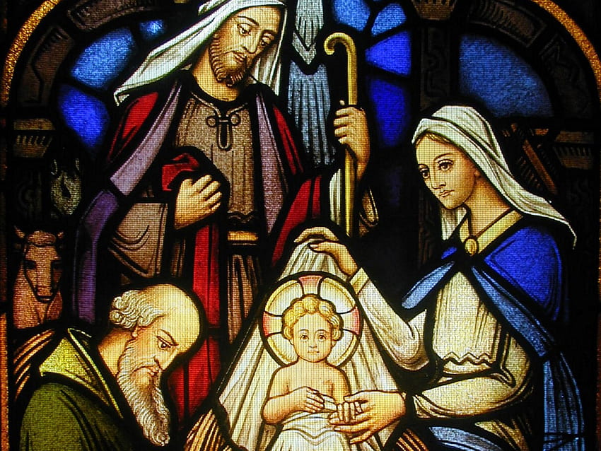 Weihnachtsglas, Krippe, Weihnachten, Jesus, Glas, Christus HD-Hintergrundbild