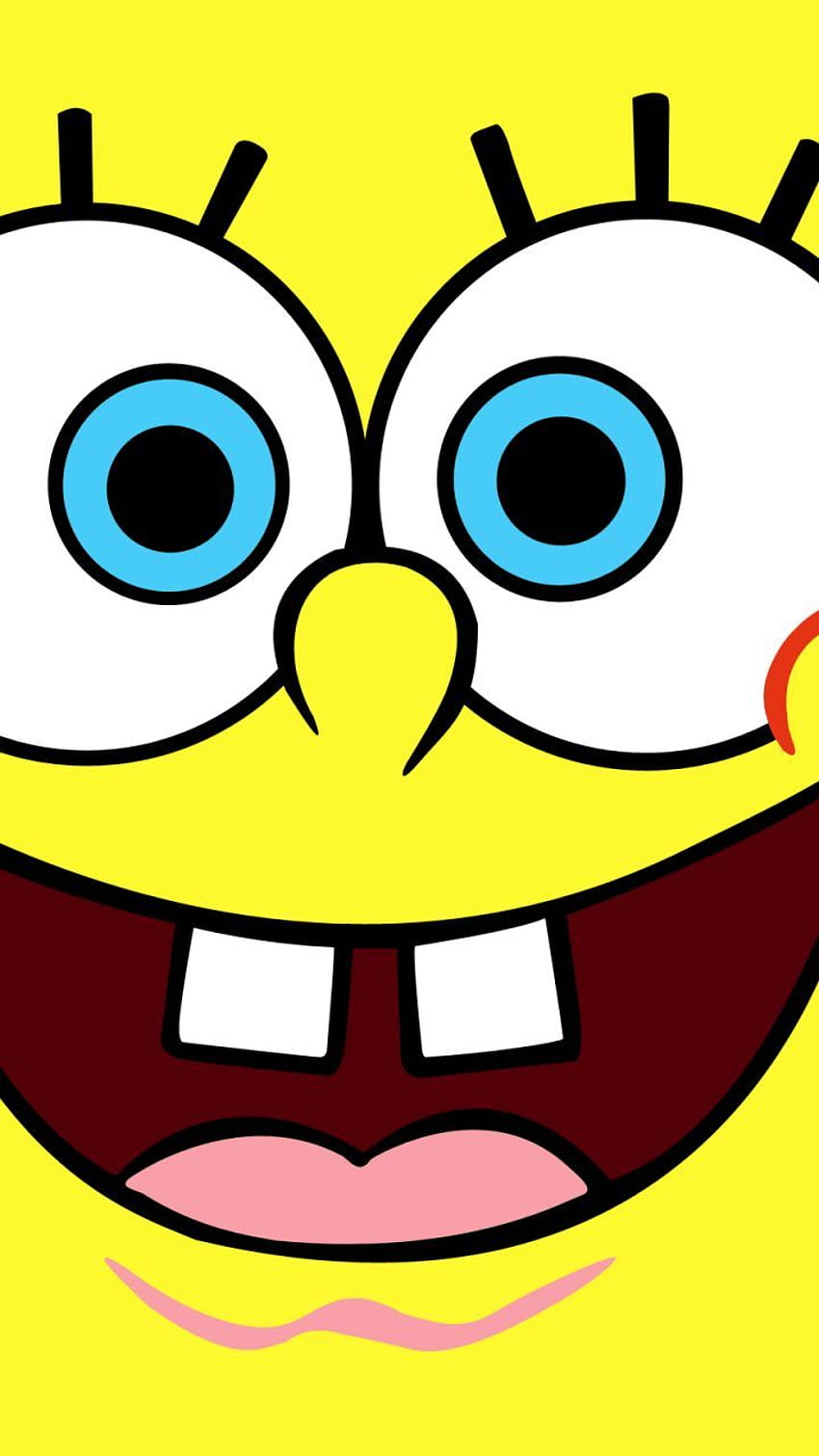 SpongeBob Smiley Face, SpongeBob Kanciastoporty Tapeta na telefon HD