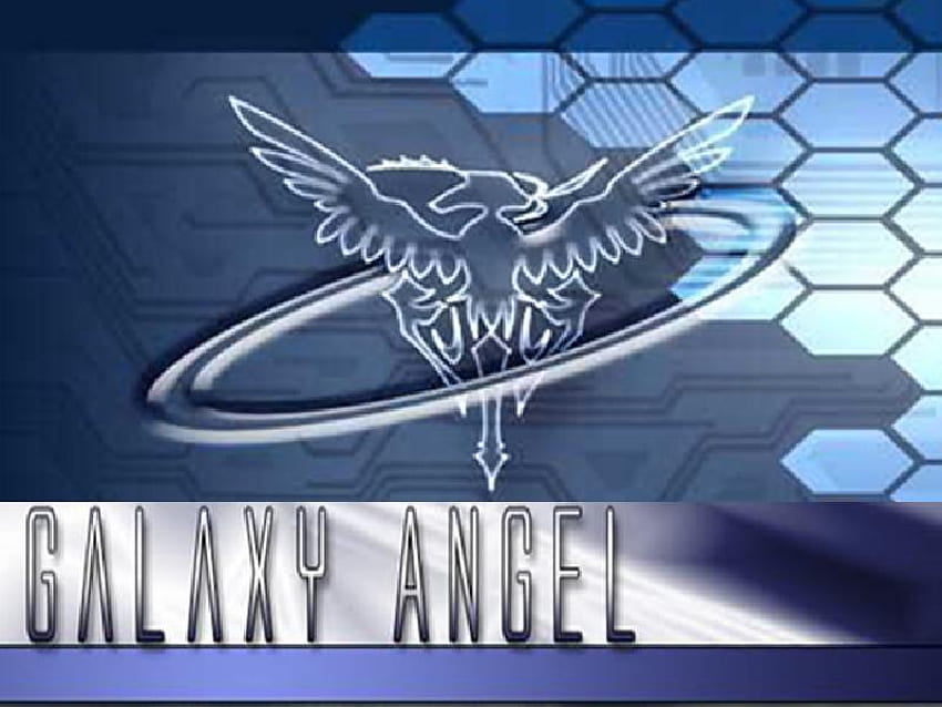 Galaxy Angel Emblem, wings, galaxy, galaxy angel, game, angel, emblem HD wallpaper