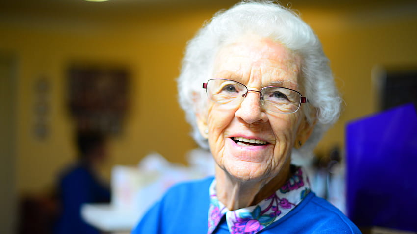 Woman Smiling · Stock, Elderly HD wallpaper
