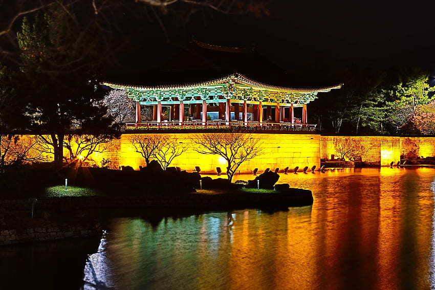 アナプジ、仏、韓屋、歴史、韓国、韓国文化、宮殿、レース、レースアナプジ池、宗教、大韓民国、セクション、韓国セクション、寺院、観光、伝統的な寺院、旅行。 かっこいい、韓国城 高画質の壁紙