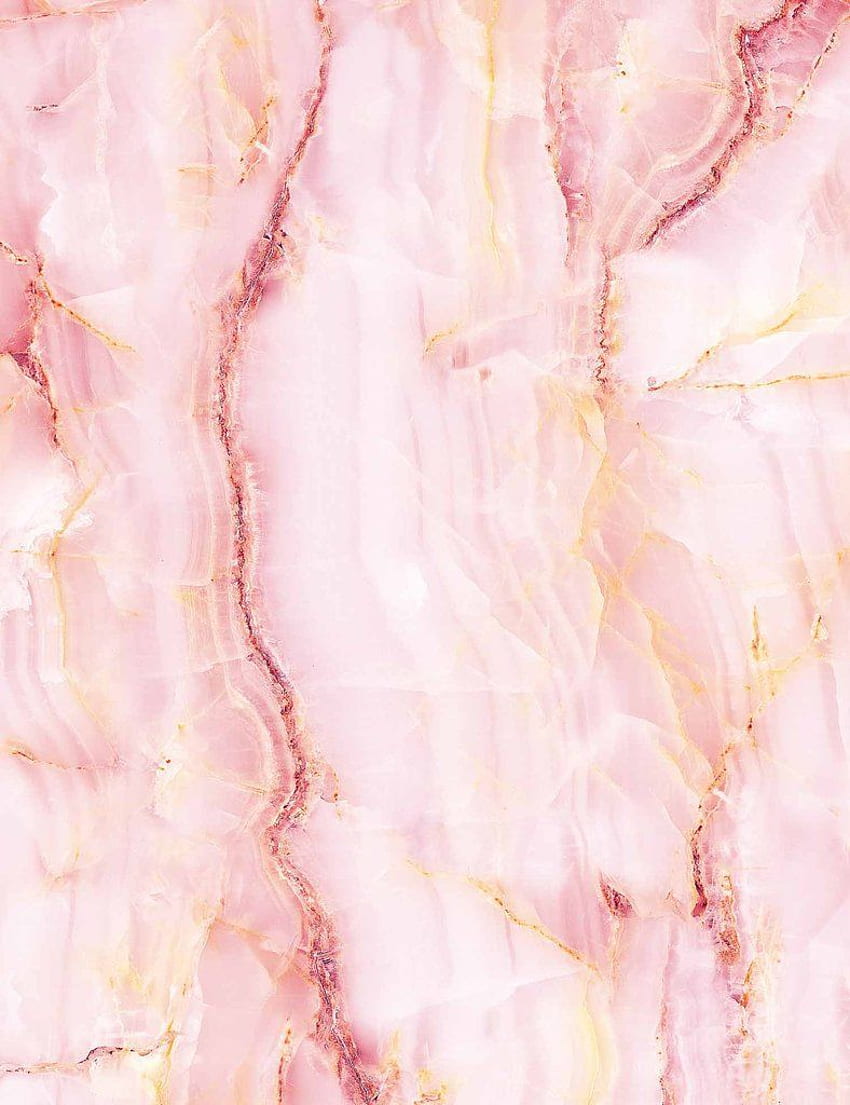 Natürlicher rosa Marmor-Hintergrund mit hoher Auflösung. Rosa Marmor, Marmortelefon, Texturgrafik, rosafarbener und goldener Marmor HD-Handy-Hintergrundbild