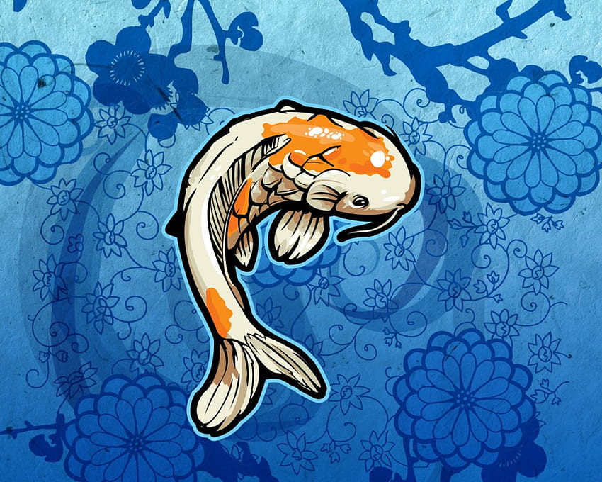 Koi, fish, ponds HD wallpaper