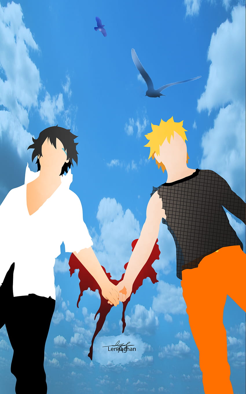 Naruto Shippuden: Naruto and Sasuke (Blue Bird) by Lennachan. Blue bird naruto, Naruto, Naruto HD phone wallpaper