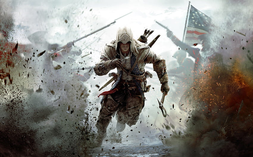 Assassin Creed 3, 09, , 11, Spiel, 2012, Attentäter HD-Hintergrundbild