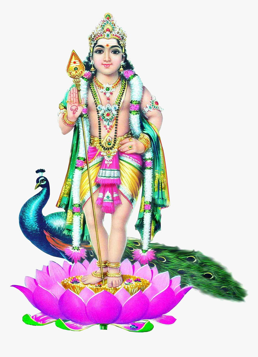 Sri Murugan Fabric シヴァ漫画クリップアート Hindu Gods - Murugan God Png, Transparent Png, Vinayagar Murugan HD電話の壁紙