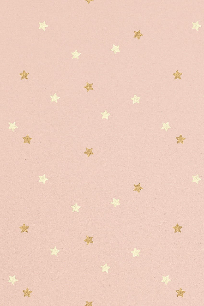 Shimmering gold star patterned background. / NingZk V. Pink pattern background, Background patterns, Flower background , Star Pink HD phone wallpaper