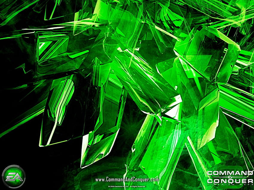 ティベリウム クリスタル - コマンド アンド コンカー 3 ティベリウム ウォーズ、グリーン クリスタル 高画質の壁紙