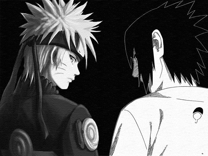 Naruto Black And White PNG // Naruto HD wallpaper