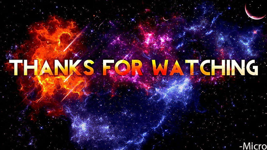 Thanks For Watching HD wallpaper
