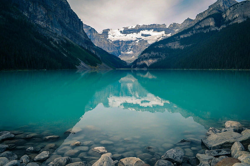 Clear Green Mountain Lake Yüklendi - iPhone 5, Summer Mountain Lake HD duvar kağıdı