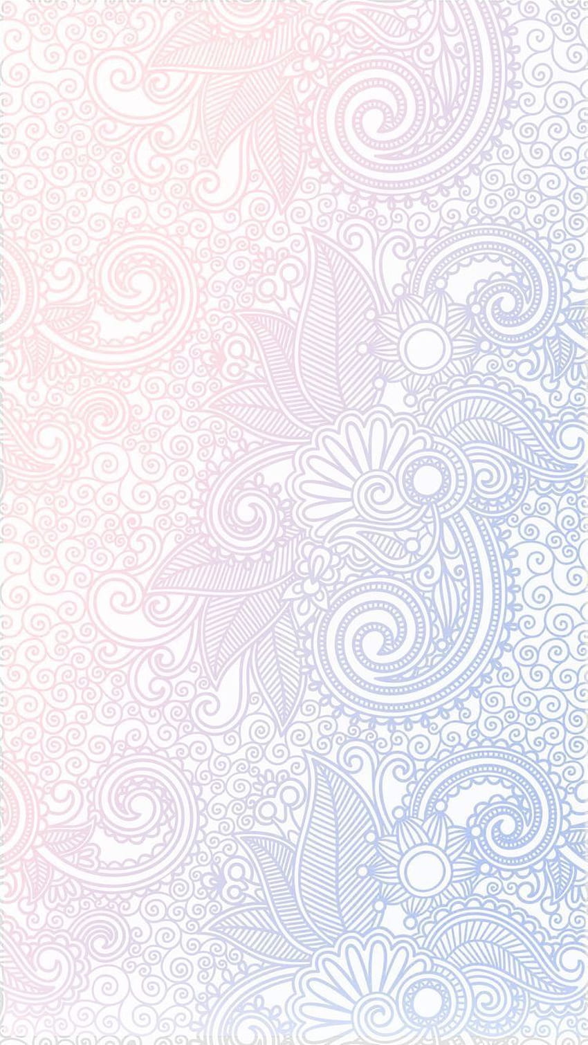 Pastell-Zentangle. Papel de parede de arte, Papéis de HD-Handy-Hintergrundbild