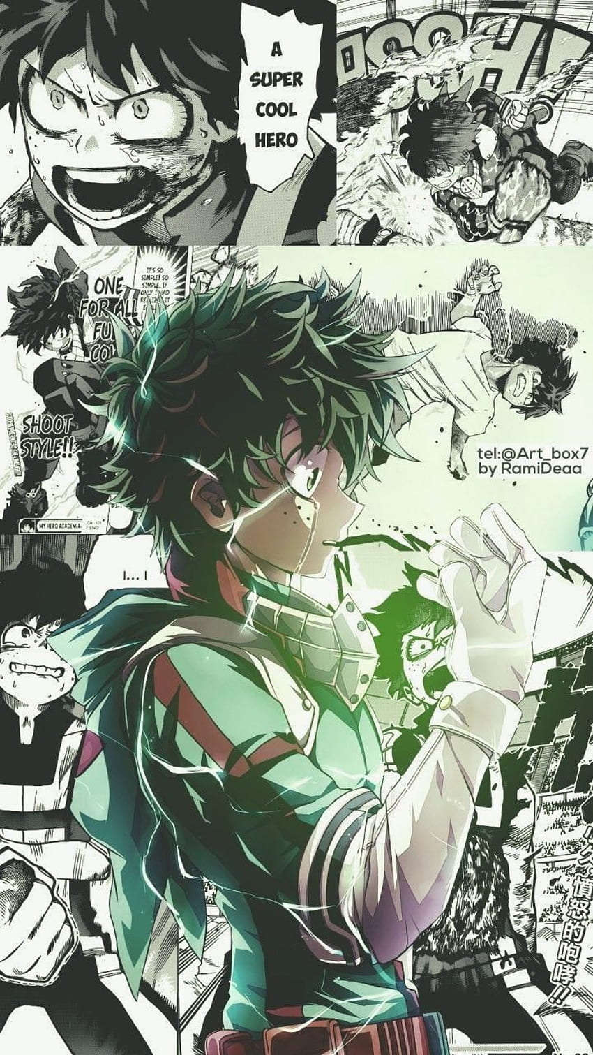 Zach Hughes auf dem iPhone. Held, Deku boku kein Held, My Hero Academia Manga, Midoriya Izuku iPhone HD-Handy-Hintergrundbild