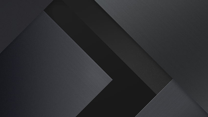 Materialdesign, geometrisch, auf Lager, dunkel, schwarz, schwarzes abstraktes Design HD-Hintergrundbild