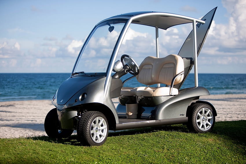 Golf Cart and Background HD wallpaper