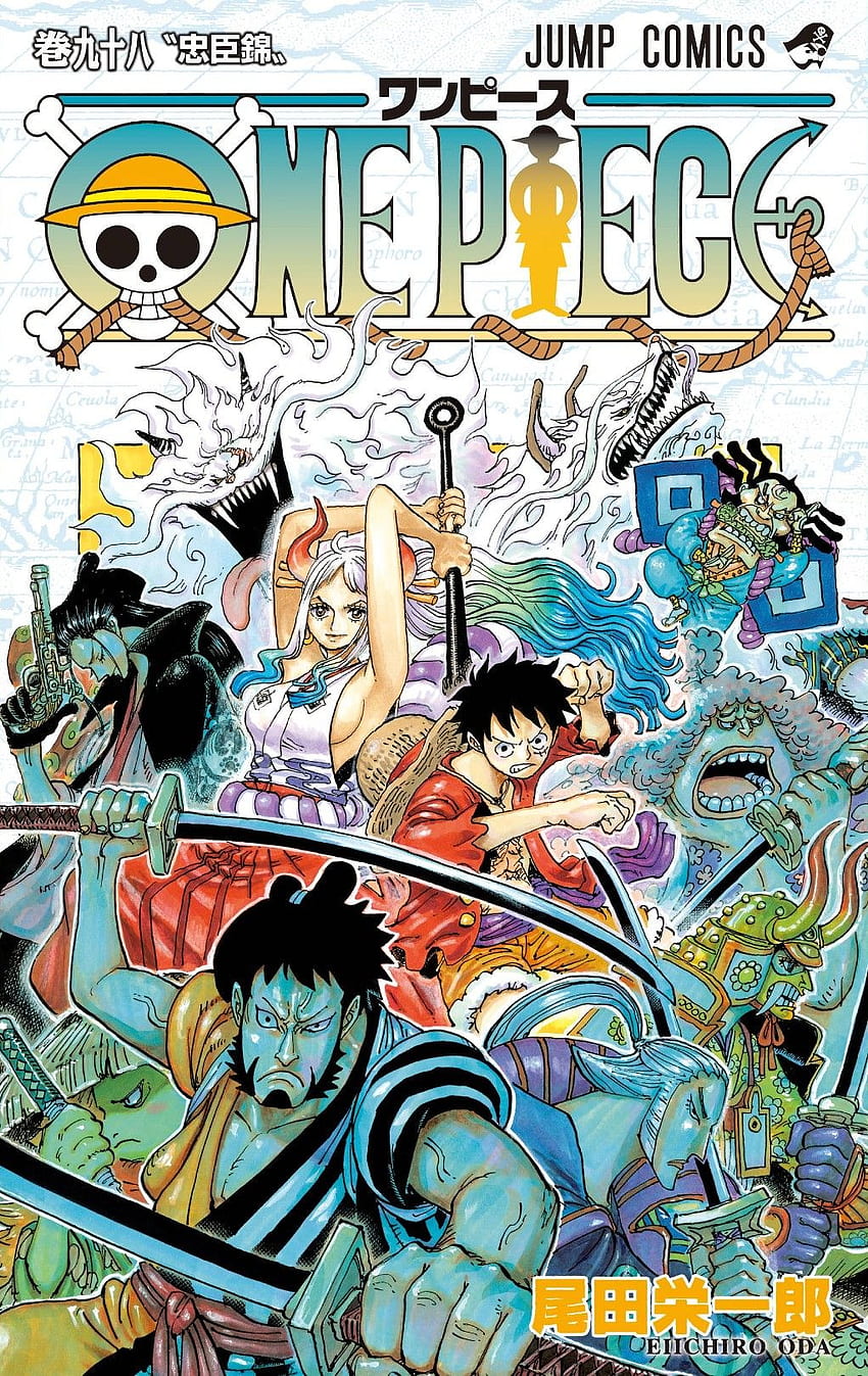 One Piece, Wano, Anime, Ruffy, Kinemon, Manga, Onigashima, Yamato HD-Handy-Hintergrundbild