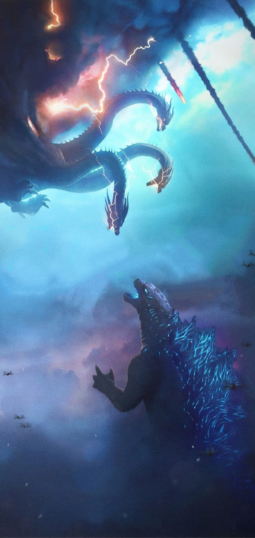 Плакат на Godzilla King of the Monsters Resolution, филми, и фон - Den, Space Godzilla HD тапет за телефон