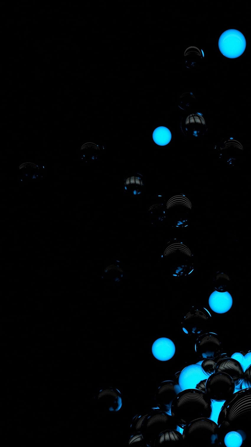 IPhone . Blau, Schwarz, Hell, Türkis, Dunkelheit, Kreis HD-Handy-Hintergrundbild