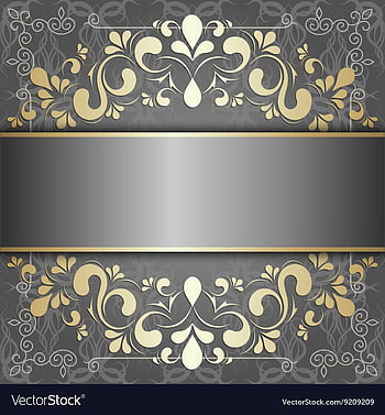 Vintage floral background with royal, gold ornamental art frame, victorian  style border, damask rich ornaments, luxury invitation card, creative  certificate template for design, Royal Gold HD phone wallpaper | Pxfuel