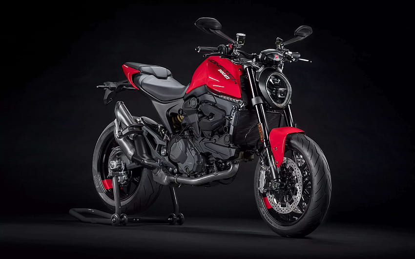 Ducati Monster, , estudio, motos 2022, superbikes, motos italianas, 2022 Ducati Monster, Ducati fondo de pantalla